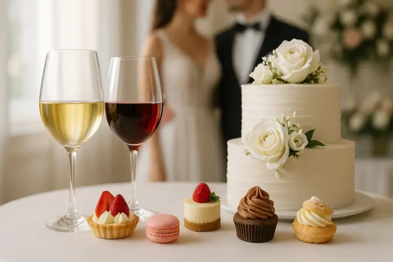 I migliori abbinamenti di vini e dessert per matrimoni: dettagli che conquistano gli invitati