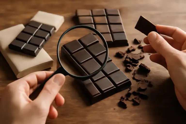 Come distinguere il cioccolato fondente di qualità artigianale? Il dettaglio che cambia il sapore