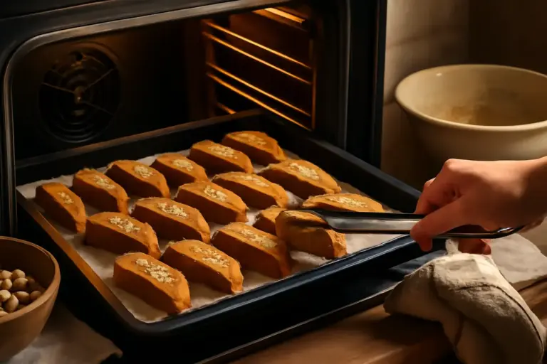 Ricetta originale dei cantucci toscani: la tostatura perfetta per un risultato croccante