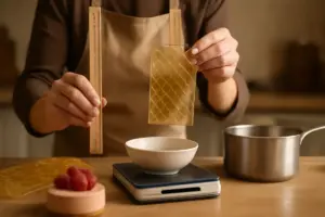 Come si dosa la gelatina in fogli nei dessert artigianali? La regola che evita consistenze sbagliate