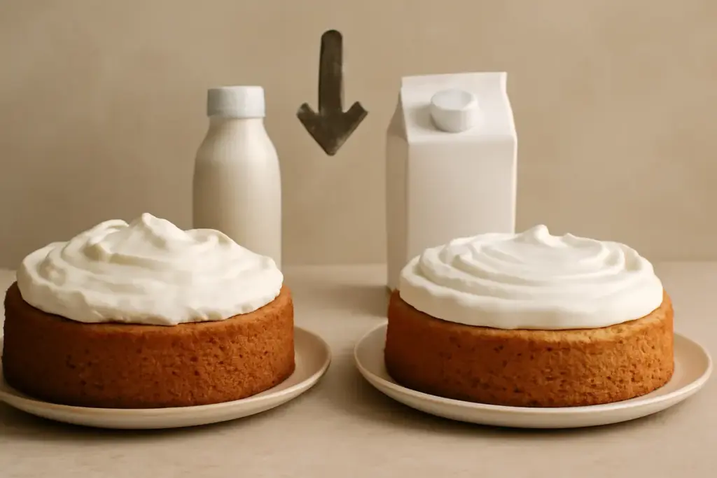 Cosa cambia usando panna fresca o vegetale nelle torte? La risposta che evita impasti pesanti