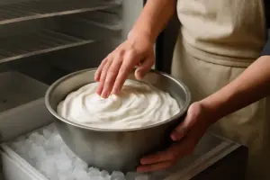 Come si raffredda correttamente la crema chantilly? Il gesto che conserva la morbidezza