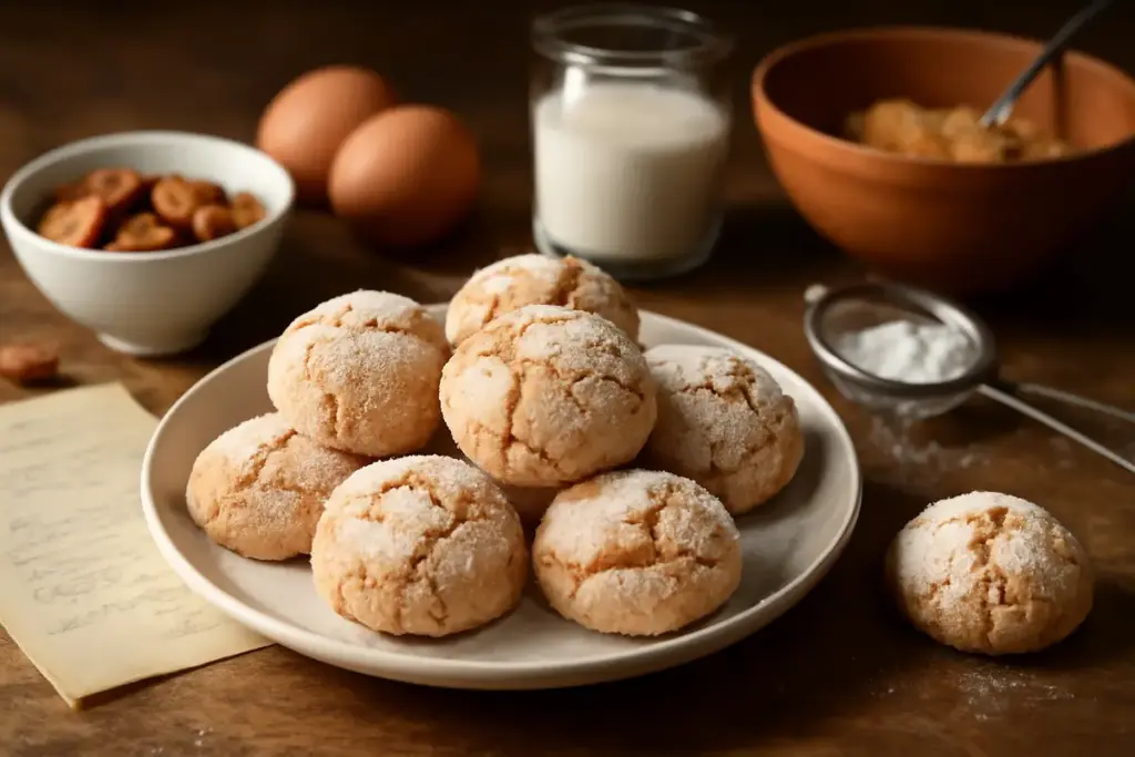 Ricetta originale degli amaretti sardi: il segreto della morbidezza che resta a lungo