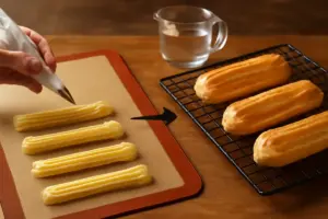 Pasta choux senza errori: l’idratazione che cambia la forma delle tue eclairs