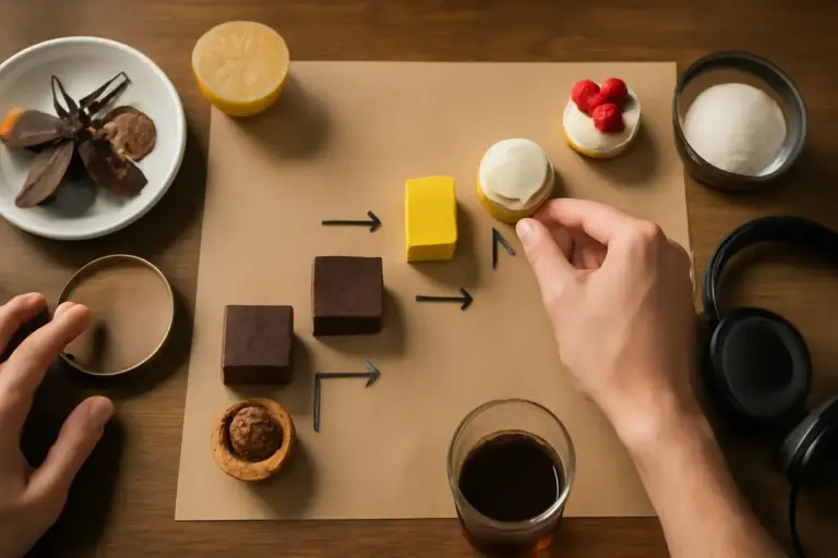 Come costruire un percorso di degustazione dolce? Il metodo che coinvolge tutti i sensi