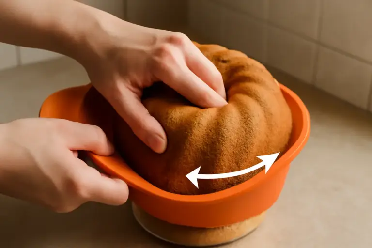 Tecnica per sformare le torte dagli stampi in silicone: il dettaglio che evita rotture e crepe