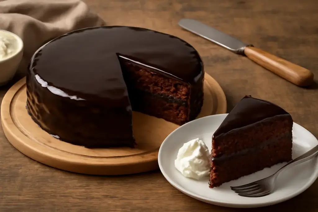 Torta Sacher fatta in casa: la glassa al cioccolato che resta lucida senza creparsi