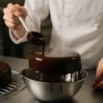 Torte glassate al cioccolato lucido: il momento ideale per applicare la copertura senza difetti
