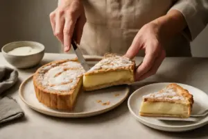 Torta della nonna: come ottenere la crema che non cola fuori al taglio