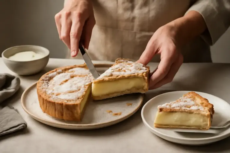 Torta della nonna: come ottenere la crema che non cola fuori al taglio