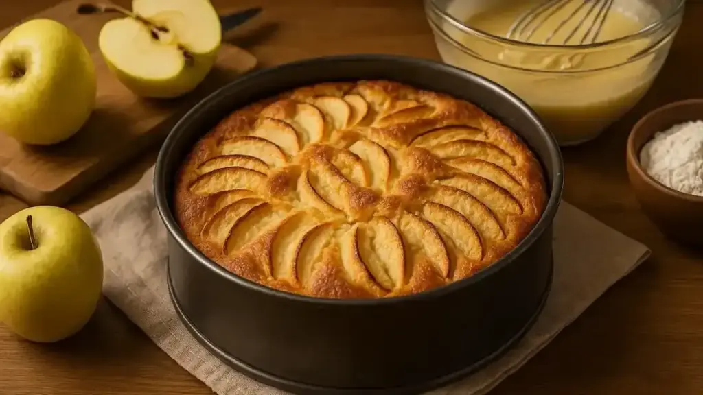 Torta di mele con fondo bagnato: come frutta, teglia e temperatura del forno influenzano la consistenza