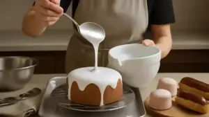 Glassa per biscotti che cola: come regolare la consistenza prima di decorare