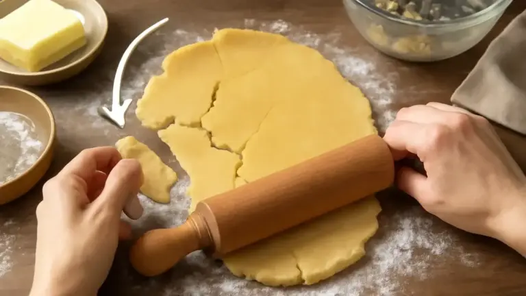Pasta frolla che si rompe quando la stendi: come recuperarla